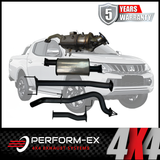 PERFORM-EX 3" TURBO BACK EXHAUST SYSTEM WITH DPF DUMMY FITS MITSUBISHI TRITON MQ MR 2.4L 4N15 4CYL 3/2015-12/2023 - MUFFLER (MI252-MO-179)