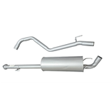 STANDARD REAR MUFFLER & TAILPIPE FITS TOYOTA HILUX TGN121R 2.7L PETROL 1/2015-ON (M0826)