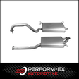 STANDARD CENTRE & REAR MUFFLER FITS FORD FALCON BA BF 4.0L 6CYL SEDAN