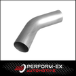 1.75" 44MM X 30 DEGREE MANDREL BEND MILD STEEL EXHAUST PIPE