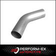 1.78" 48MM X 30 DEGREE MANDREL BEND MILD STEEL EXHAUST PIPE