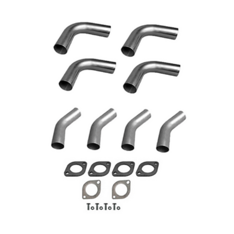 2" 51MM MILD STEEL MANDREL BEND KIT (4 x 90 4 x 45)