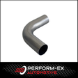 2.25" 57MM X 90 DEGREE MANDREL BEND MILD STEEL EXHAUST PIPE