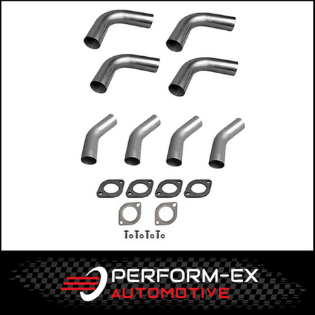 2.25" 57MM MILD STEEL MANDREL BEND KIT (4 x 90 4 x 45)