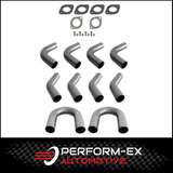 2 1/2" 63MM MILD STEEL MANDREL BEND KIT (2 x 180 4 x 90 4 x 45)