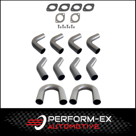 2 1/2" 63MM MILD STEEL MANDREL BEND KIT (2 x 180 4 x 90 4 x 45)