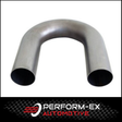 3" 76MM X 180 DEGREE MANDREL BEND MILD STEEL EXHAUST PIPE