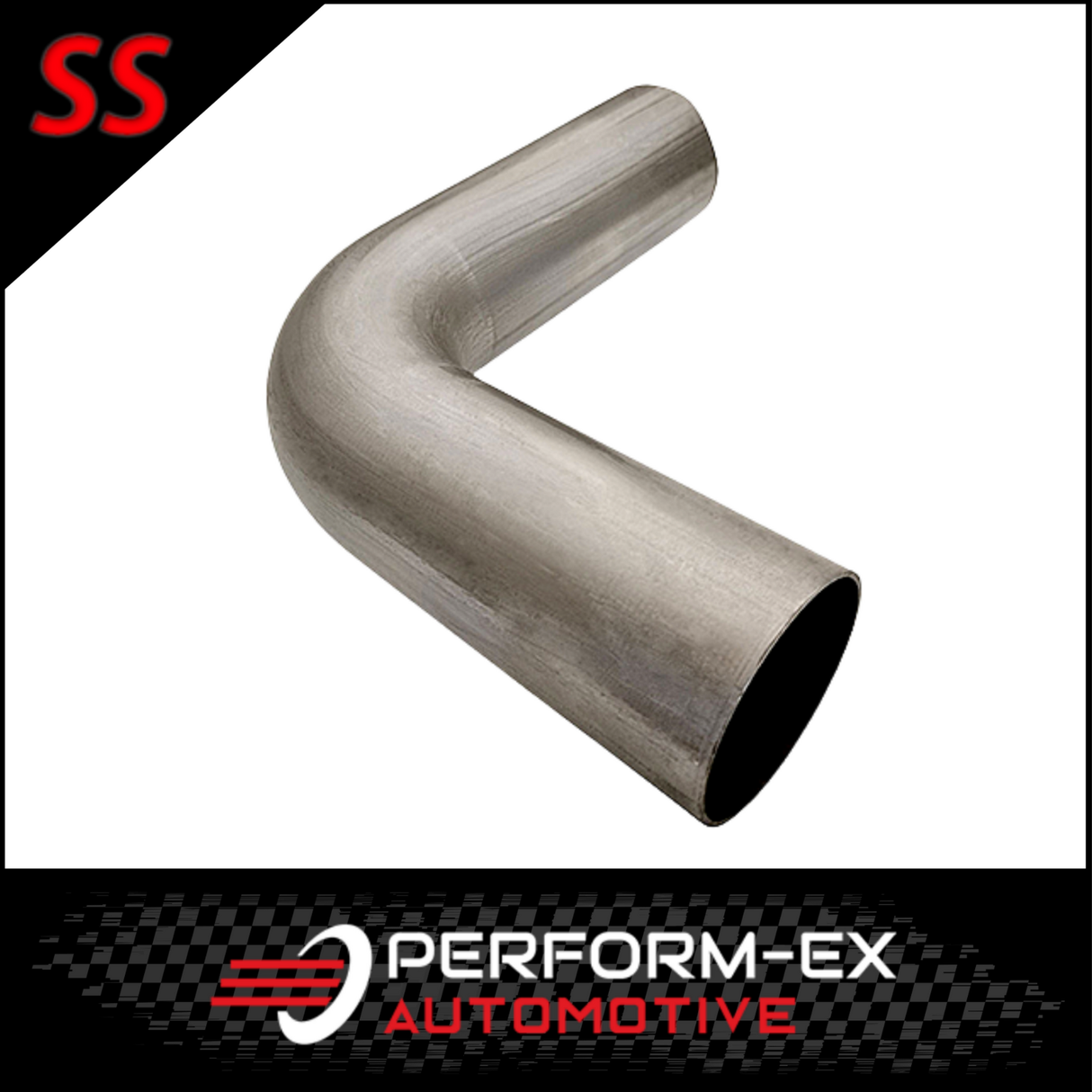 3" 76MM X 90° MANDREL BEND 409 STAINLESS STEEL EXHAUST PIPE (MB30090-409R)