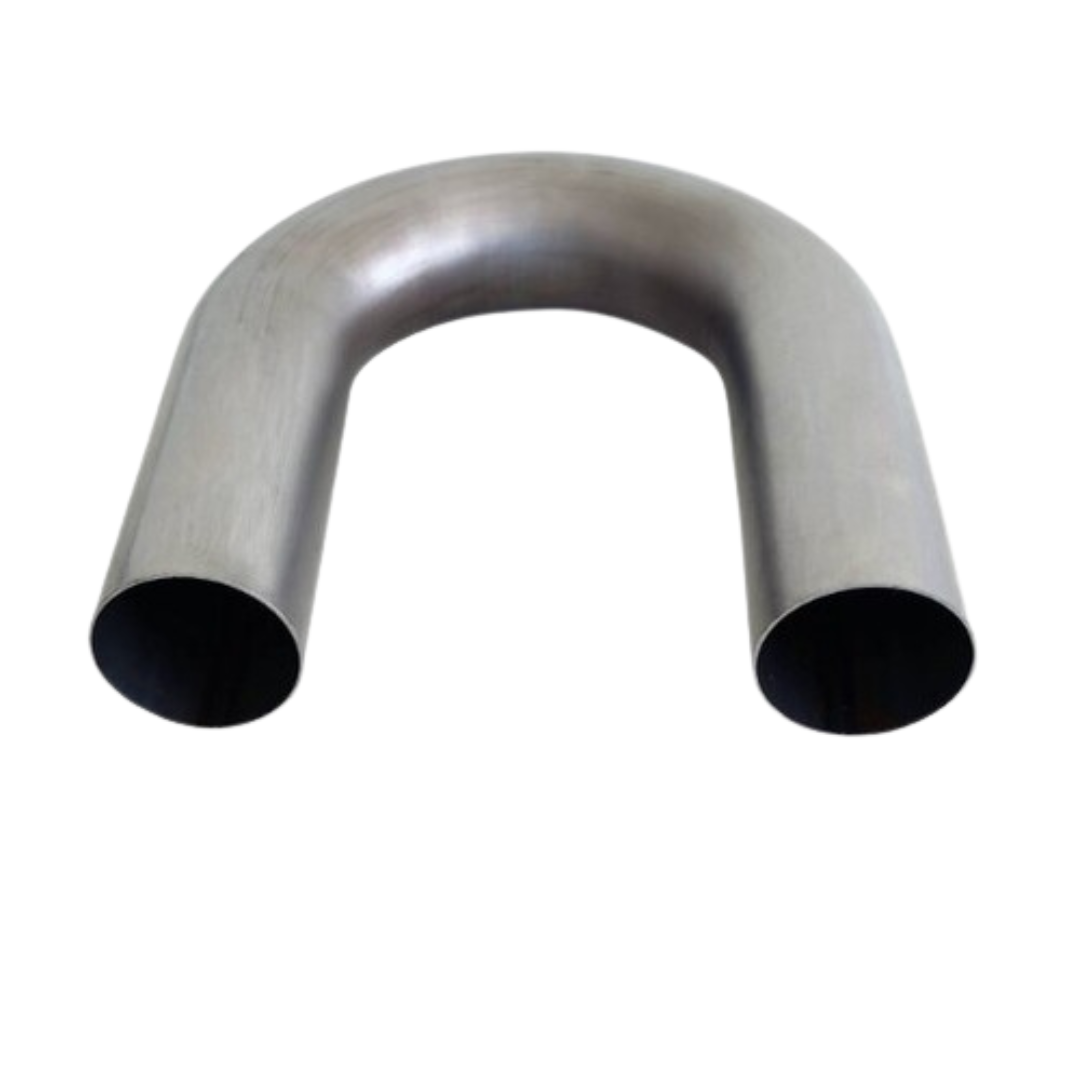 3.5" 89MM X 180 DEGREE MANDREL BEND MILD STEEL EXHAUST PIPE (MB350180)