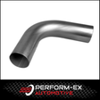 3.5" 89MM X 90 DEGREE TIGHT RADIUS MANDREL BEND MILD STEEL EXHAUST PIPE (MB35090TR)