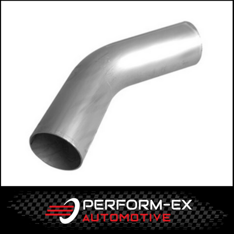 4.5" 114MM X 45 DEGREE MANDREL BEND MILD STEEL EXHAUST PIPE (MB45045)