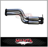 MANTA 3" DUAL HOTDOGS FITS FORD FALCON FPV FG SEDAN 5.0L SUPERCHARGED V8 (SSMBM505PHD)