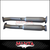 MANTA 2.5" CAT DELETES FIT NISSAN PATROL Y62 5.6L V8 2012-ON