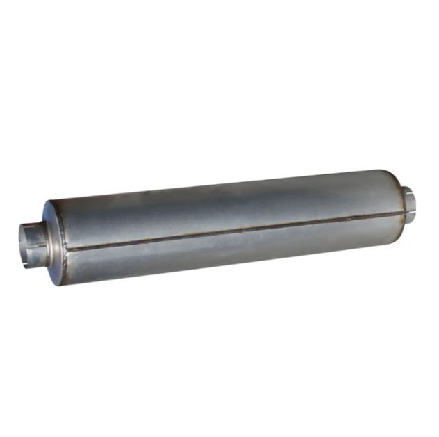 CONE BAFFLED TRUCK MUFFLER 10" ROUND X 44" LONG X 6" IN/OUT (MCB1044-600E)