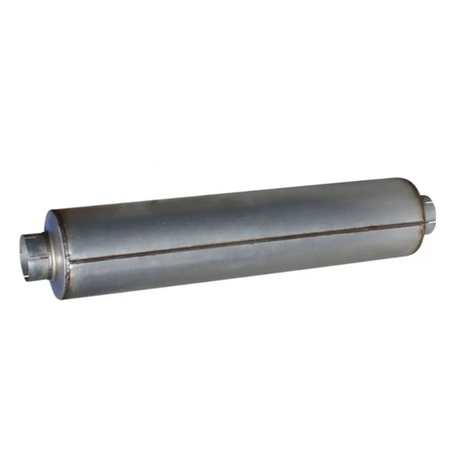 CONE BAFFLED TRUCK MUFFLER 10" ROUND X 44" LONG X 6" IN/OUT (MCB1044-600E)