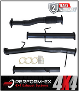 PERFORM-EX 3" DPF BACK PIPE ONLY EXHAUST SYSTEM FITS MITSUBISHI TRITON MQ MR 2.4L 4N15 4CYL 3/2015-12/2023 (MI252-PO)