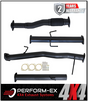 PERFORM-EX 3" DPF BACK PIPE ONLY EXHAUST SYSTEM FITS MITSUBISHI TRITON MQ MR 2.4L 4N15 4CYL 3/2015-12/2023 (MI252-PO)