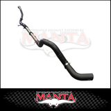 MANTA TURBO BACK 4" INTO 5" EXHAUST SYSTEM (DPF DELETE) FITS CHEVROLET SILVERADO 2500 HD LTZ 6.6L TD V8