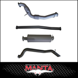 MANTA 3" TURBO BACK EXHAUST SYSTEM WITH SIDE EXIT FITS FORD RANGER PXI PXII 3.2L TD 10/2011-9/2016