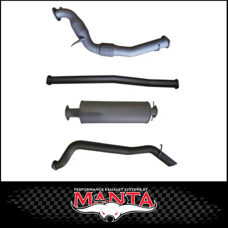 MANTA 3" TURBO BACK EXHAUST SYSTEM WITH SIDE EXIT FITS FORD RANGER PXI PXII 3.2L TD 10/2011-9/2016