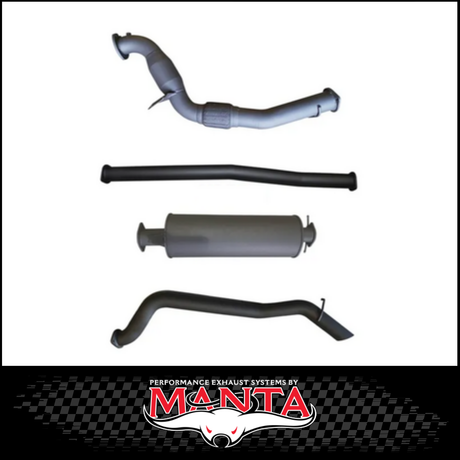 MANTA 3" TURBO BACK EXHAUST SYSTEM WITH SIDE EXIT FITS FORD RANGER PXI PXII 3.2L TD 10/2011-9/2016