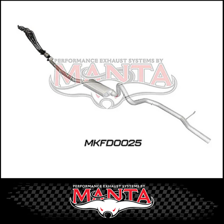 MANTA ENGINE BACK EXHAUST SYSTEM FITS FORD FAIRLANE NA NC 4.0L 6CYL (MKFD0025)