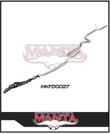 MANTA ENGINE BACK EXHAUST SYSTEM FITS FORD FAIRLANE NF NL 4.0L 6CYL (MKFD0027)