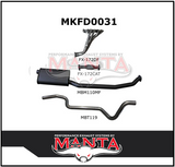 MANTA COMPLETE EXHAUST SYSTEM FITS FORD FALCON XG 4.0L 6CYL UTE (MKFD0031)