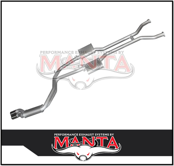 MANTA 2.5" DUAL CATBACK EXHAUST SYSTEM FITS FORD FALCON AU 5.0L V8 IRS SEDAN (MKFD0064)