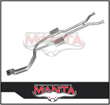 MANTA 2.5" DUAL CATBACK EXHAUST SYSTEM FITS FORD FALCON AU 5.0L V8 IRS SEDAN (MKFD0064)