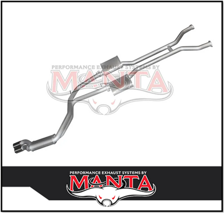 MANTA 2.5" DUAL CATBACK EXHAUST SYSTEM FITS FORD FALCON AU 5.0L V8 IRS SEDAN (MKFD0064)