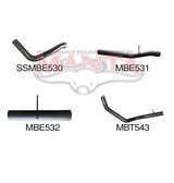 MANTA 4" TURBO BACK EXHAUST SYSTEM FITS FORD F250 7.3L V8 TD LWB 2003-2006 (MKFD0259)