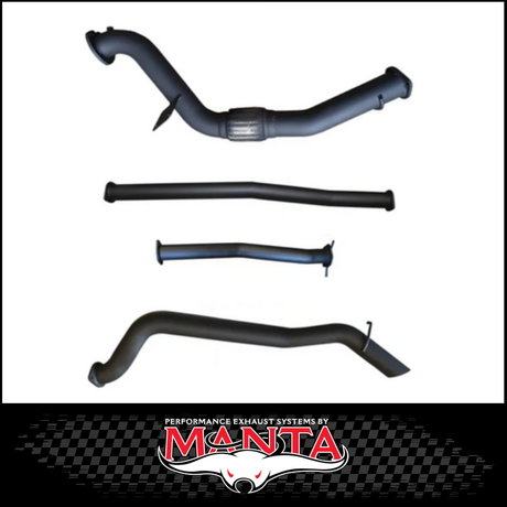 MANTA 3" TURBO BACK EXHAUST SYSTEM WITH SIDE EXIT FITS FORD RANGER PXI PXII 3.2L TD 10/2011-9/2016