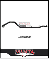 MANTA 3" CAT BACK EXHAUST SYSTEM FITS GWM TANK 300 2.0L 4CYL 2023-ON (MKGW0001)