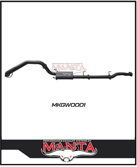 MANTA 3" CAT BACK EXHAUST SYSTEM FITS GWM TANK 300 2.0L 4CYL 2023-ON (MKGW0001)
