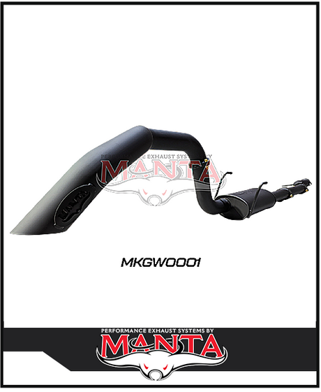 MANTA 3" CAT BACK EXHAUST SYSTEM FITS GWM TANK 300 2.0L 4CYL 2023-ON (MKGW0001)