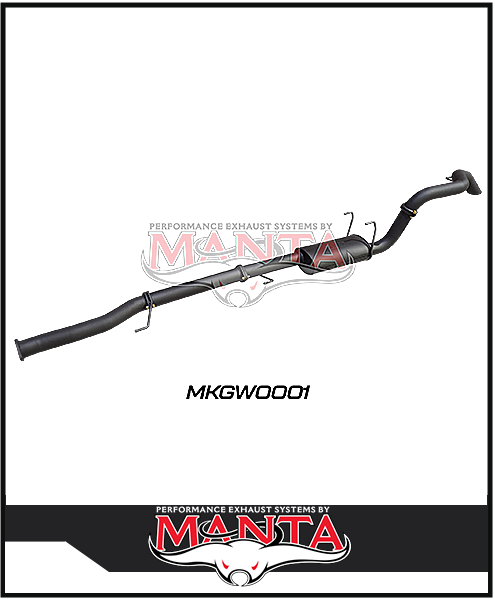 MANTA 3" CAT BACK EXHAUST SYSTEM FITS GWM TANK 300 2.0L 4CYL 2023-ON (MKGW0001)