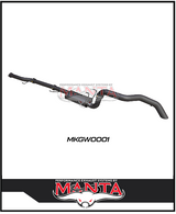 MANTA 3" CAT BACK EXHAUST SYSTEM FITS GWM TANK 300 2.0L 4CYL 2023-ON (MKGW0001)
