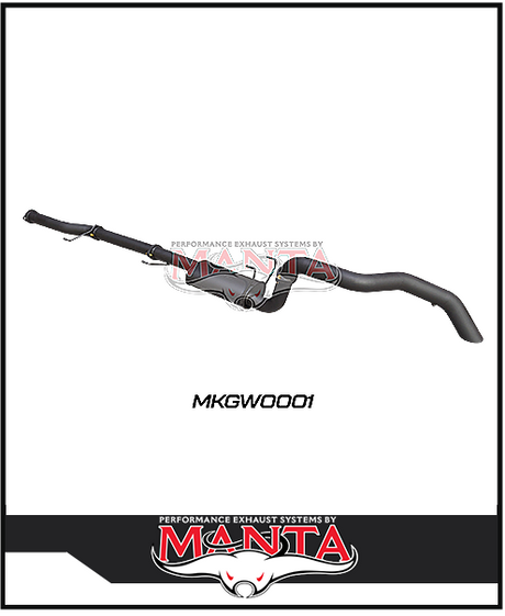 MANTA 3" CAT BACK EXHAUST SYSTEM FITS GWM TANK 300 2.0L 4CYL 2023-ON (MKGW0001)