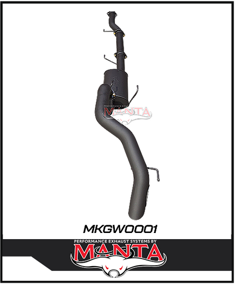 MANTA 3" CAT BACK EXHAUST SYSTEM FITS GWM TANK 300 2.0L 4CYL 2023-ON (MKGW0001)