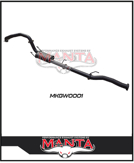 MANTA 3" CAT BACK EXHAUST SYSTEM FITS GWM TANK 300 2.0L 4CYL 2023-ON (MKGW0001)