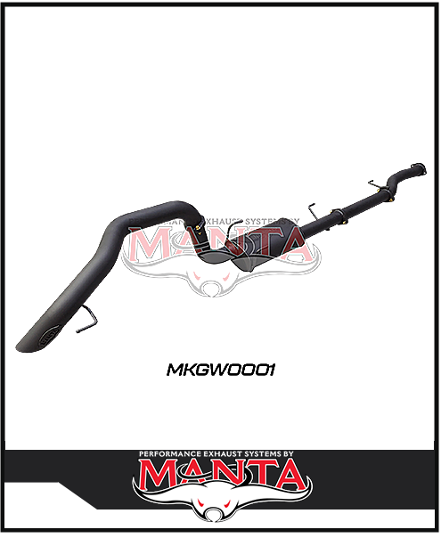MANTA 3" CAT BACK EXHAUST SYSTEM FITS GWM TANK 300 2.0L 4CYL 2023-ON (MKGW0001)