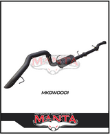 MANTA 3" CAT BACK EXHAUST SYSTEM FITS GWM TANK 300 2.0L 4CYL 2023-ON (MKGW0001)