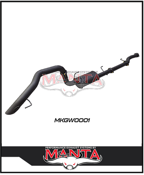 MANTA 3" CAT BACK EXHAUST SYSTEM FITS GWM TANK 300 2.0L 4CYL 2023-ON (MKGW0001)