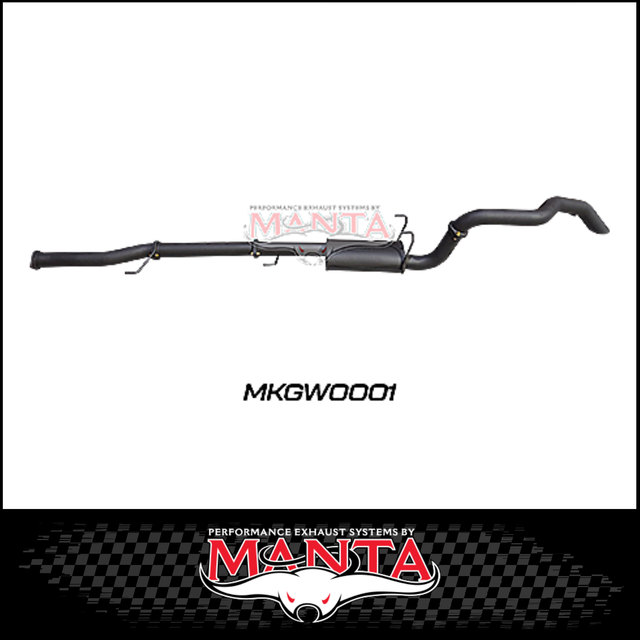 MANTA 3" CAT BACK EXHAUST SYSTEM FITS GWM TANK 300 2.0L 4CYL 2023-ON (MKGW0001)