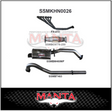 MANTA 3" ENGINE BACK EXHAUST SYSTEM FITS HOLDEN COMMODORE VL 3.0L 6CYL SEDAN