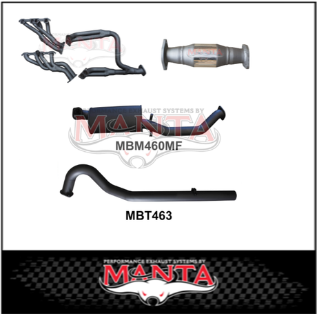 MANTA 3" ENGINE BACK EXHAUST SYSTEM FITS HOLDEN COMMODORE VL 5.0L V8 SEDAN