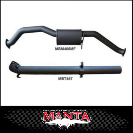MANTA 3" CATBACK EXHAUST SYSTEM FITS HOLDEN COMMODORE VP VR VS 5.0L V8 SEDAN IRS (MKHN0063)