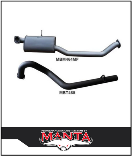 MANTA 3" CATBACK EXHAUST SYSTEM FITS HOLDEN COMMODORE VN VP VR VS 5.0L V8 WAGON (MKHN0082)