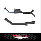 MANTA 3" CATBACK EXHAUST SYSTEM FITS HOLDEN COMMODORE VZ 3.6L V6 SEDAN (MKHN0105)